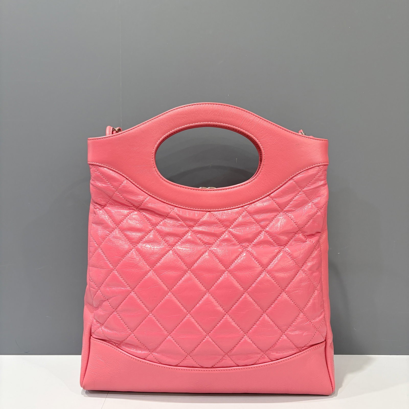 Chanel 31 Shoppinng Bag Pink Crumpled Calfskin (ac031926c1)