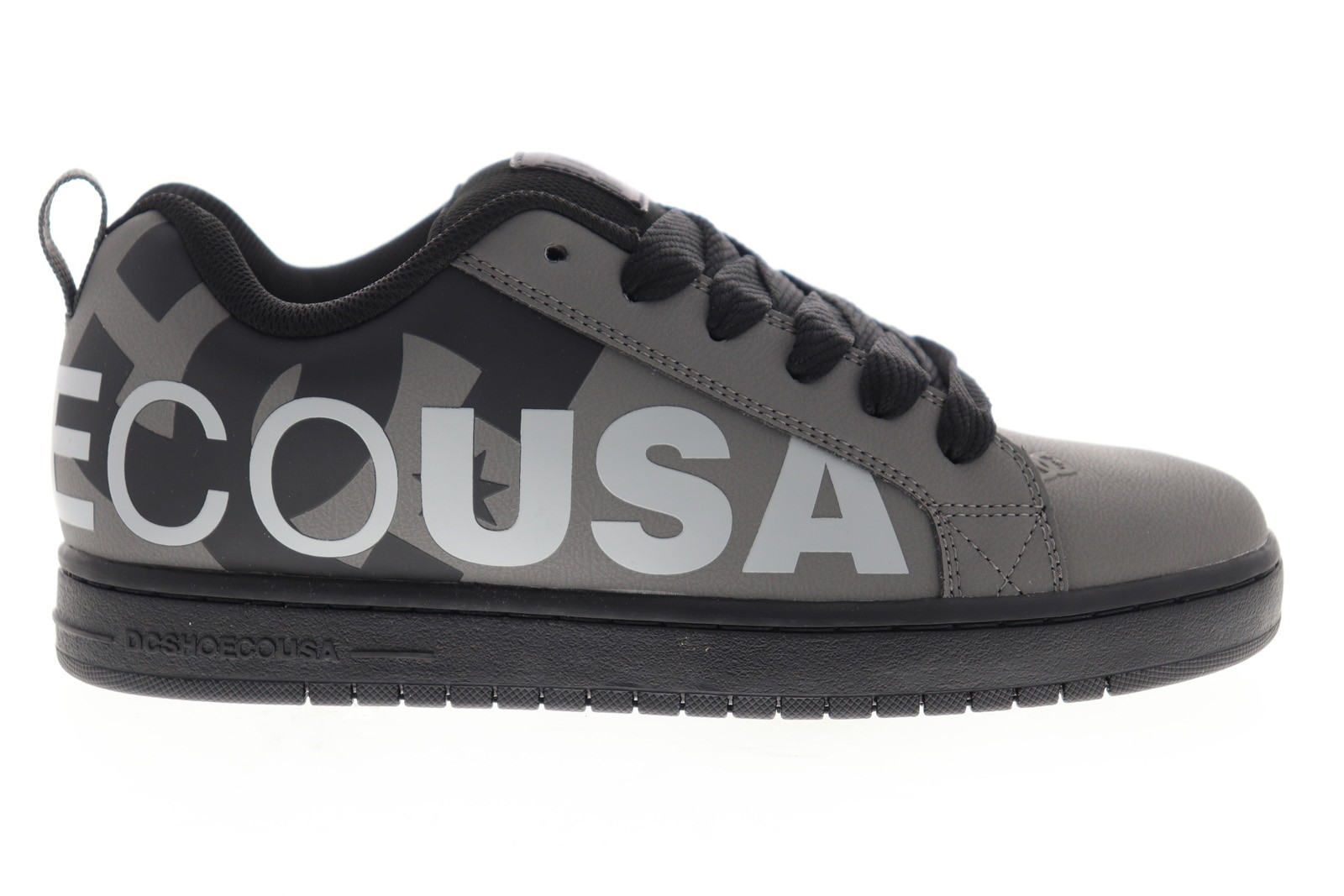 DC Court Graffik SE 300927-XSKS Mens Gray Skate Inspired Sneakers Shoes