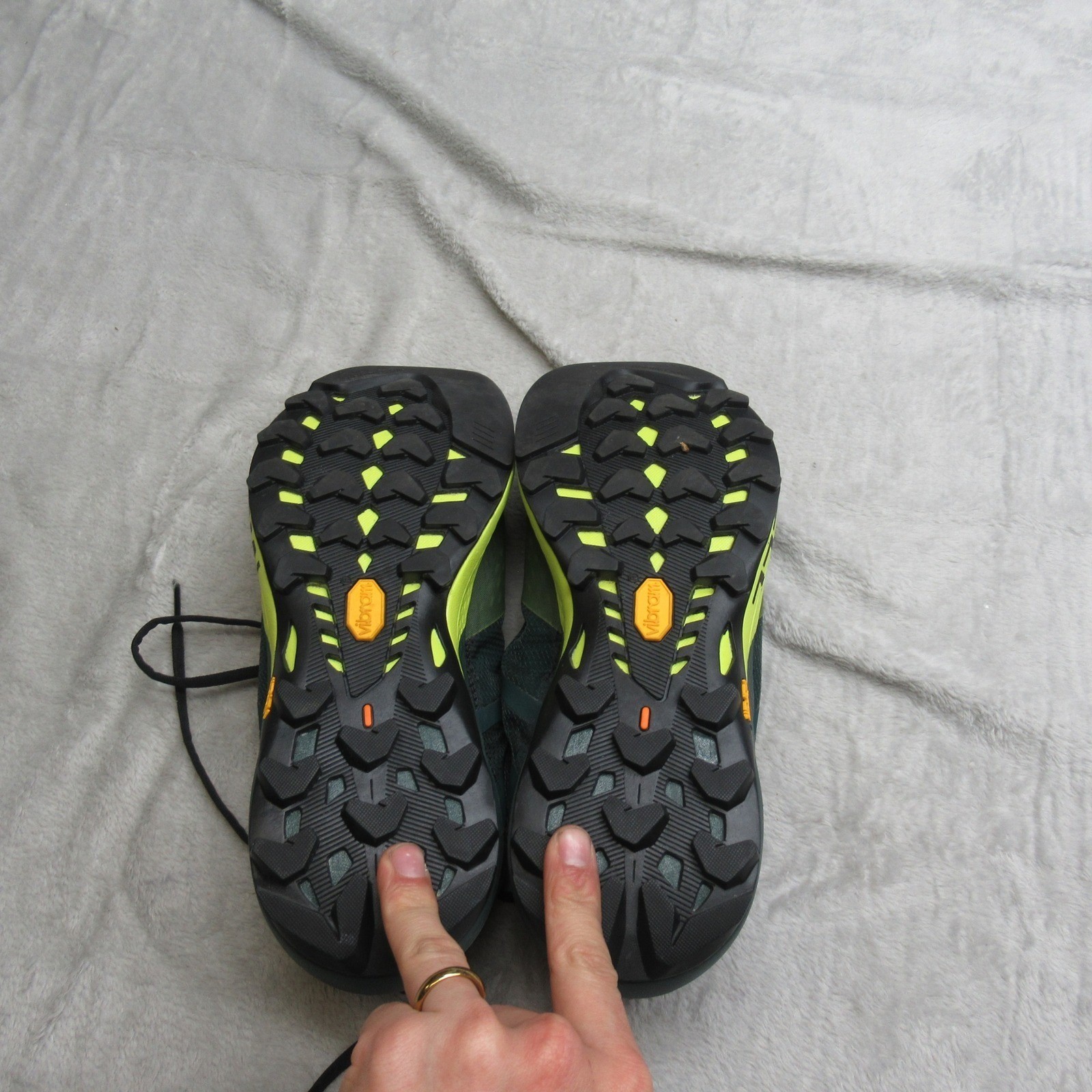 Merrell Womens Trail Running Shoes 10 Green MTL MQM Lightweight Waterproof Hike