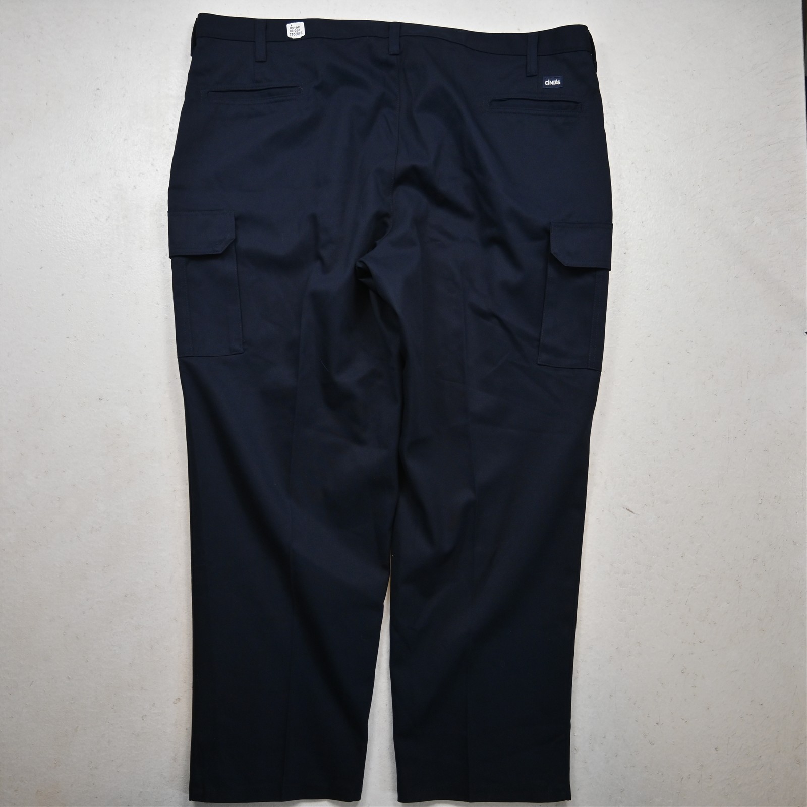 Cintas 46×30 Navy Blue Comfort Flex Poly Cotton Uniform Cargo Mens Pants