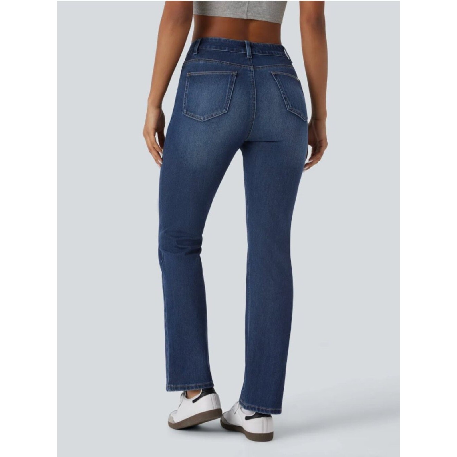 Halara NWOT Flex™ High Waisted Pockets Washed Casual Bootcut Jeans – SP