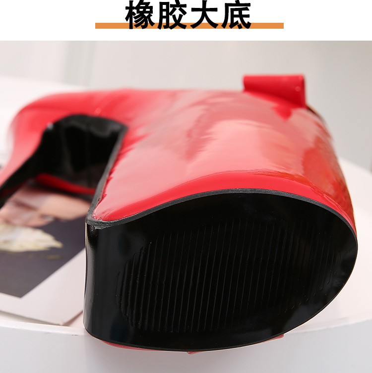 Womens Cosplay Performance Shiny Super High Heel Platform Crossdresser Shoes New