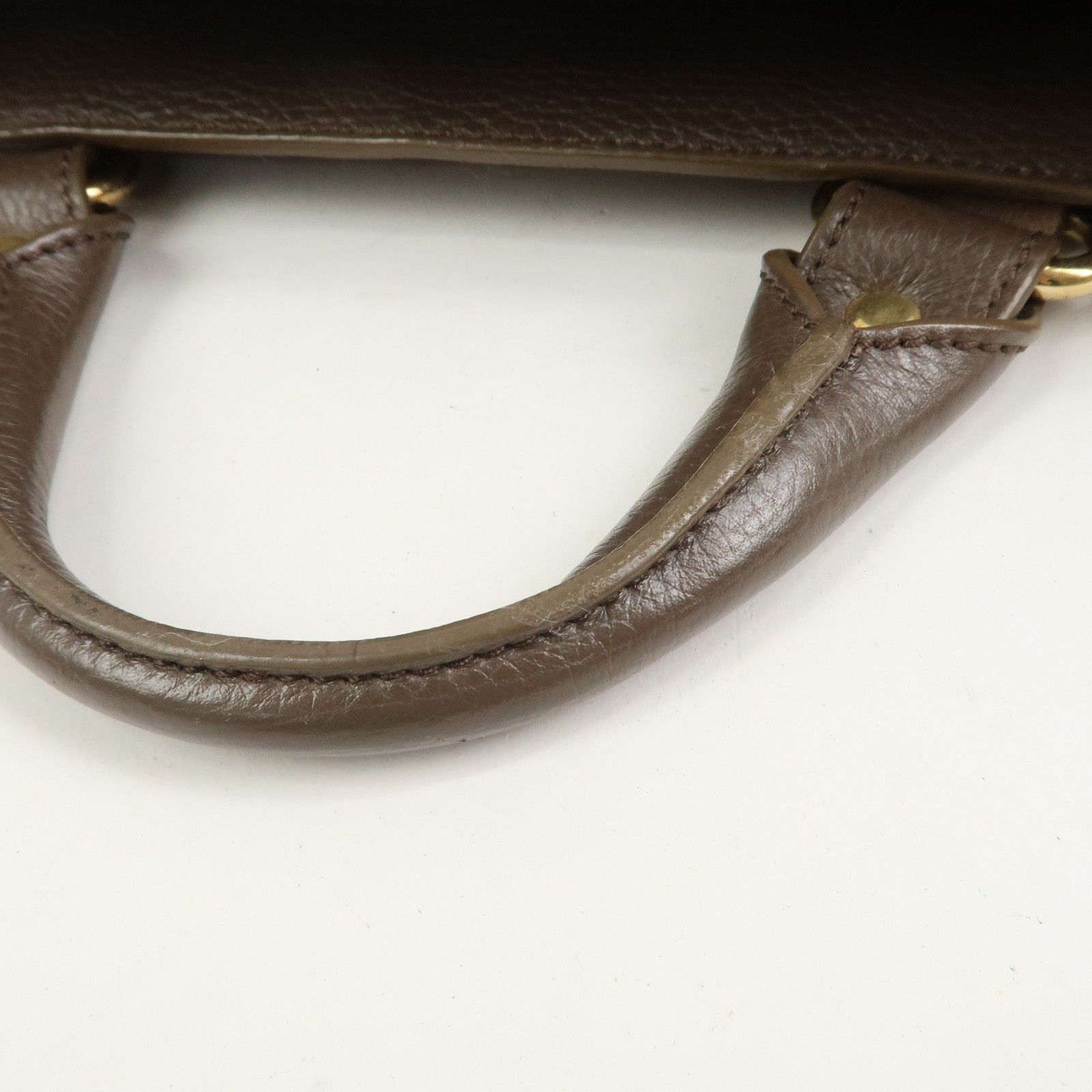 CELINE Boogie Bag Suede Leather Hand Bag Beige Brown Authentic Used F/S