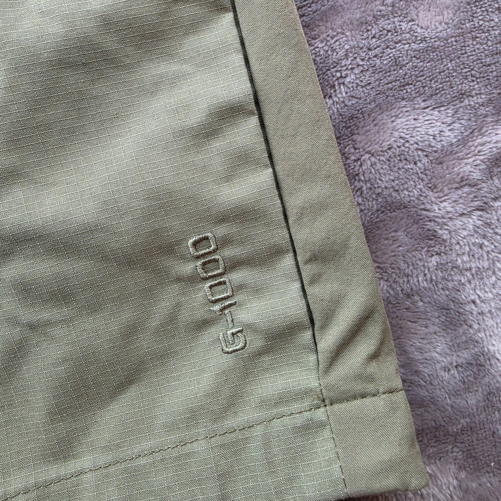 Fjallraven Specialized Shorts Mens 37 Green Cargo G-1000 Outdoor Hiking