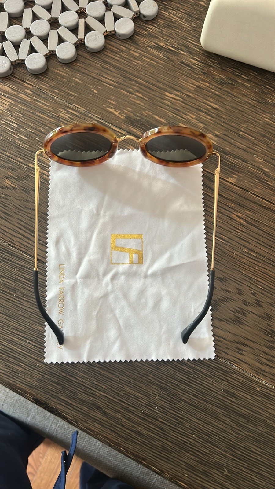 Linda Farrow Gallery THE ROW 8/2 Designer vintage Sunglasses