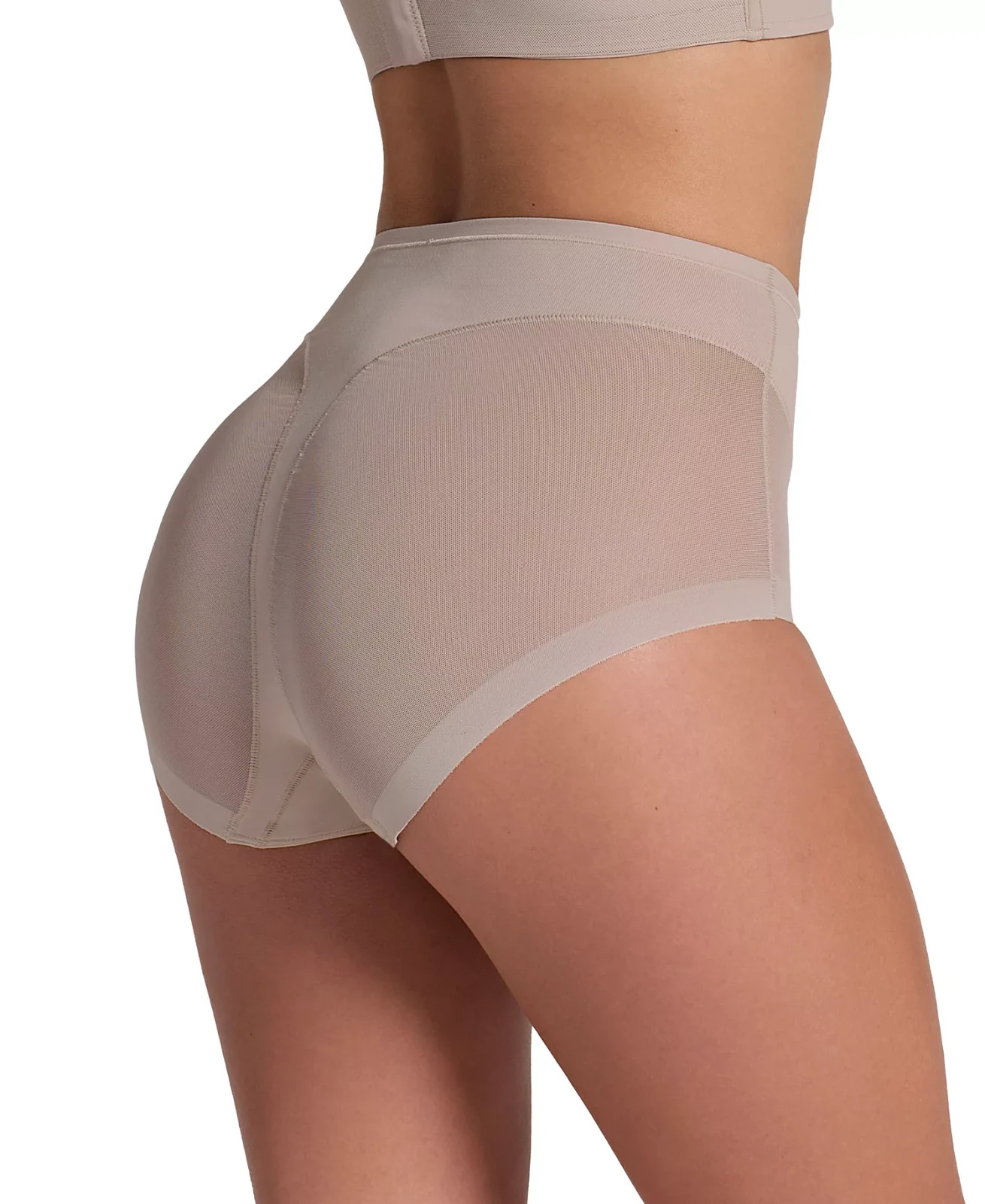 Leonisa Womens Truly Undetectable Comfy Shaper Panty 012657 Size XXL Light Beige