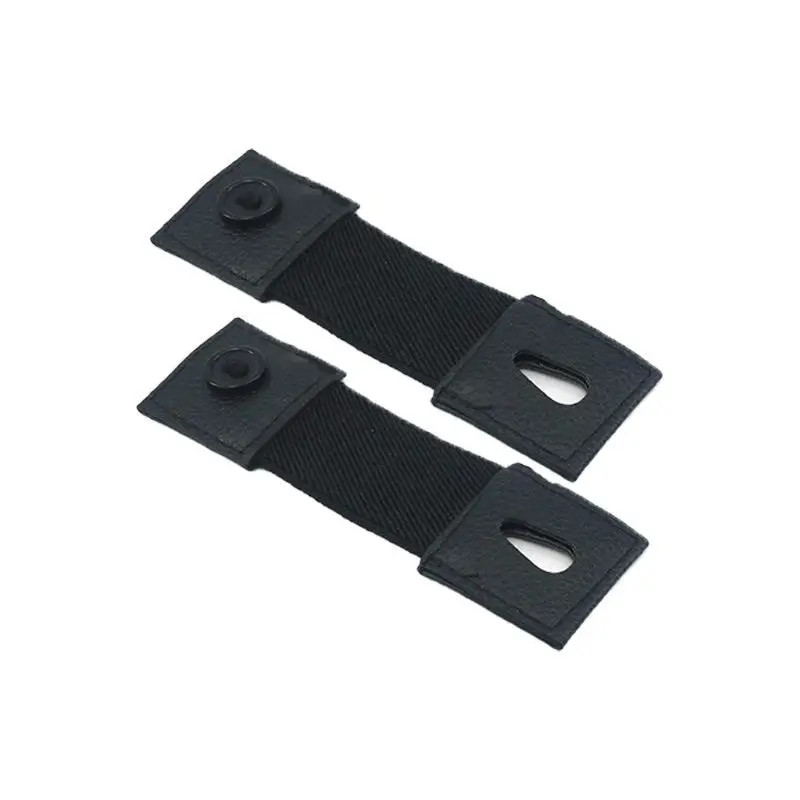 2Pcs Women Men Shirt Cuff Holders Elastic Armband Shirt Sleeve Holder Cufflinks