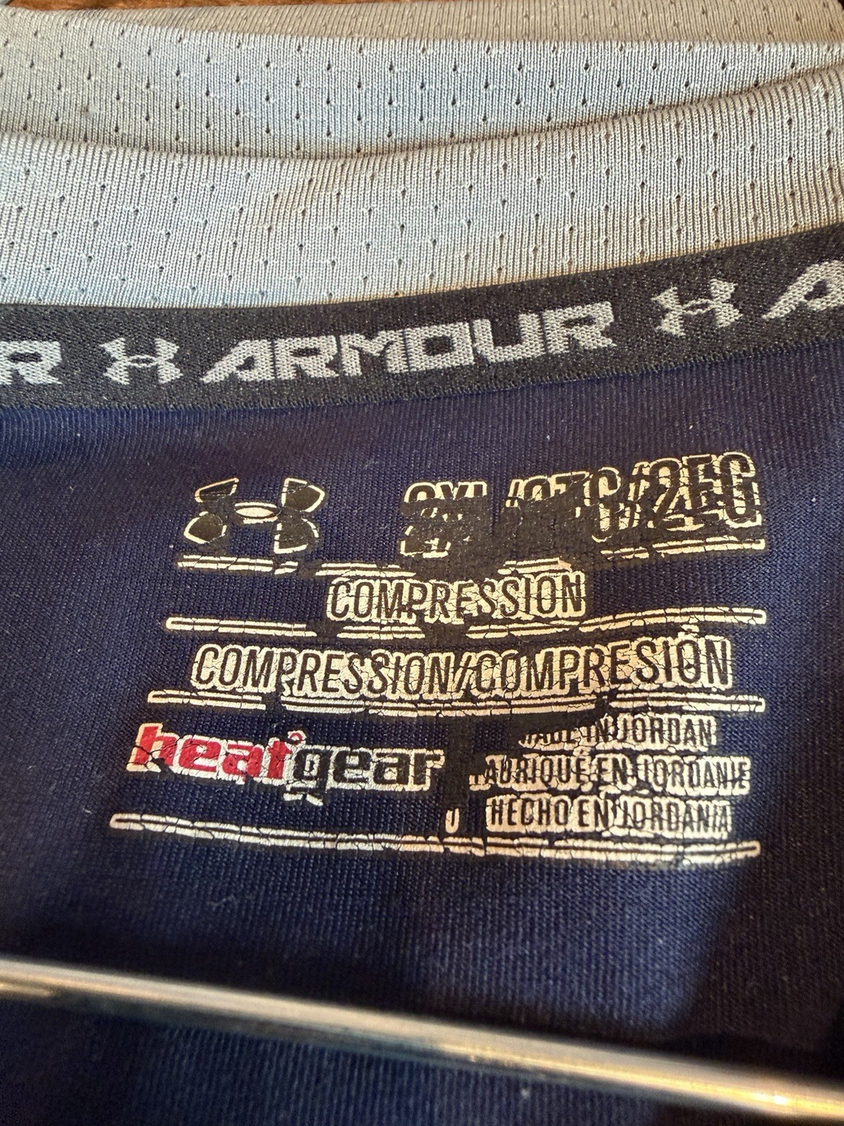 Under Armour – Heatgear 2XL Compression Gear – Lot Of 3 Shirts – Red, Blk & Blue