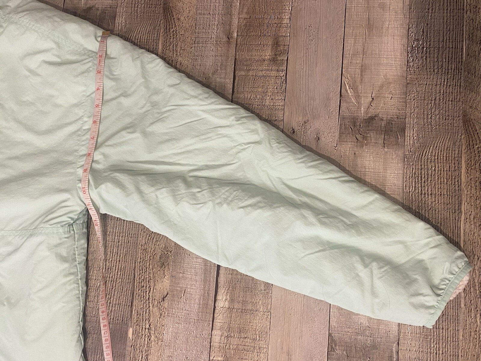 CHUBBIES Men’s Mint Green 1/4 Zip Button Snap Reversible Sherpa Jacket Size XL
