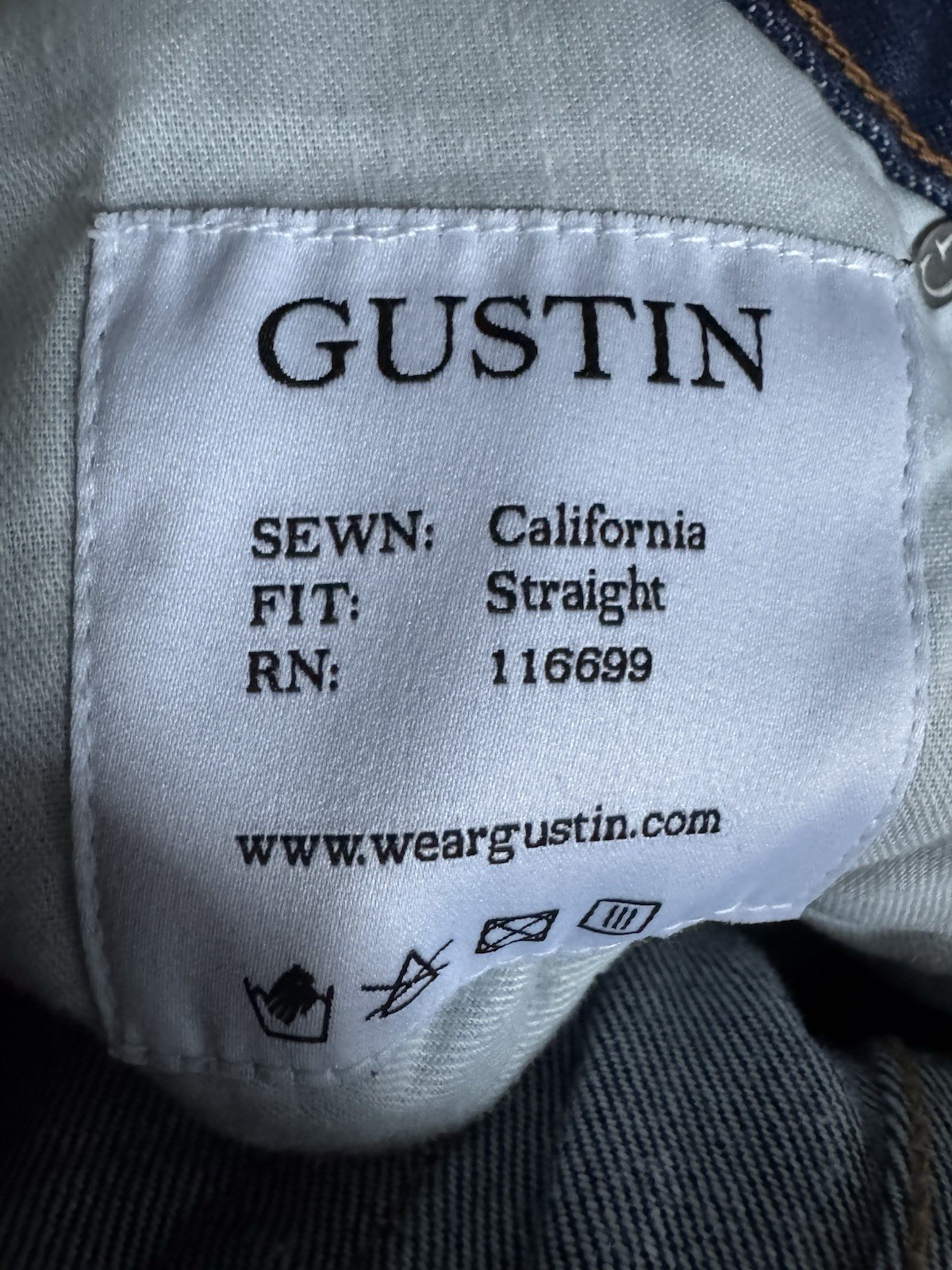 Gustin “The 1968” Redline Selvedge Denim (32×34 inch)