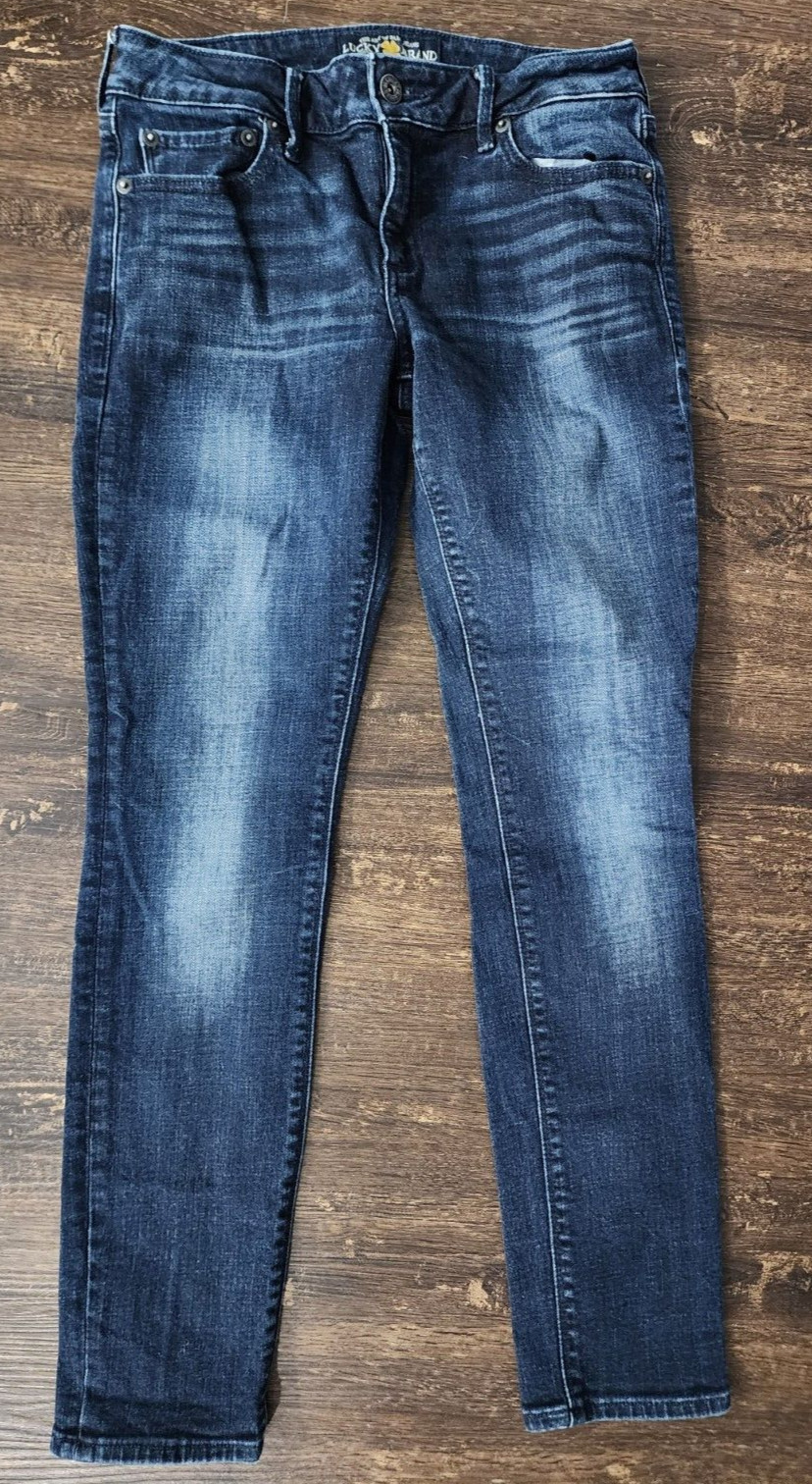 Lucky Brand Lolita Skinny Jeans Womens Blue Denim Size 2/26R