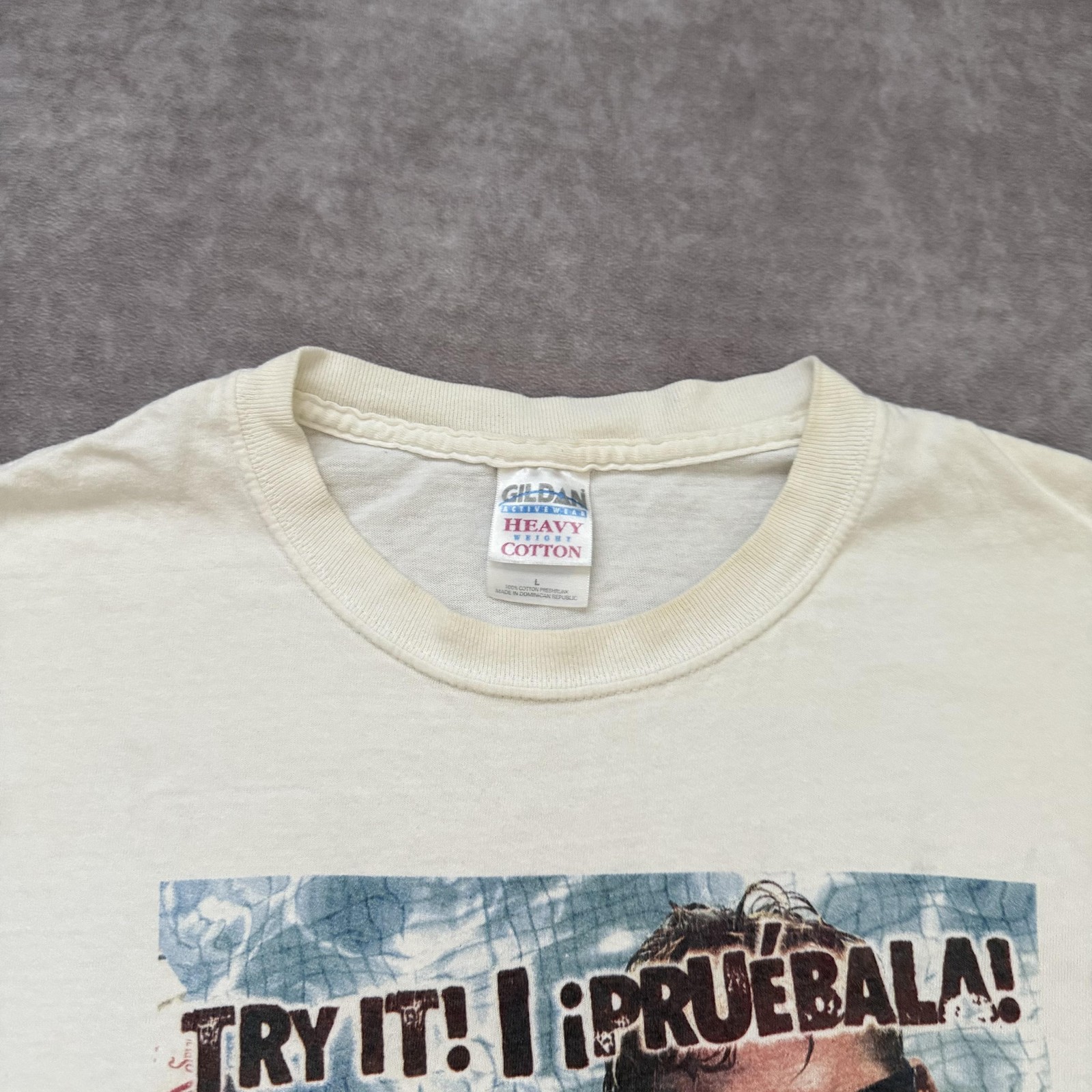 Vintage Sevillana Sangria Shirt Mens Large White Graphic Promo Alcohol Drink