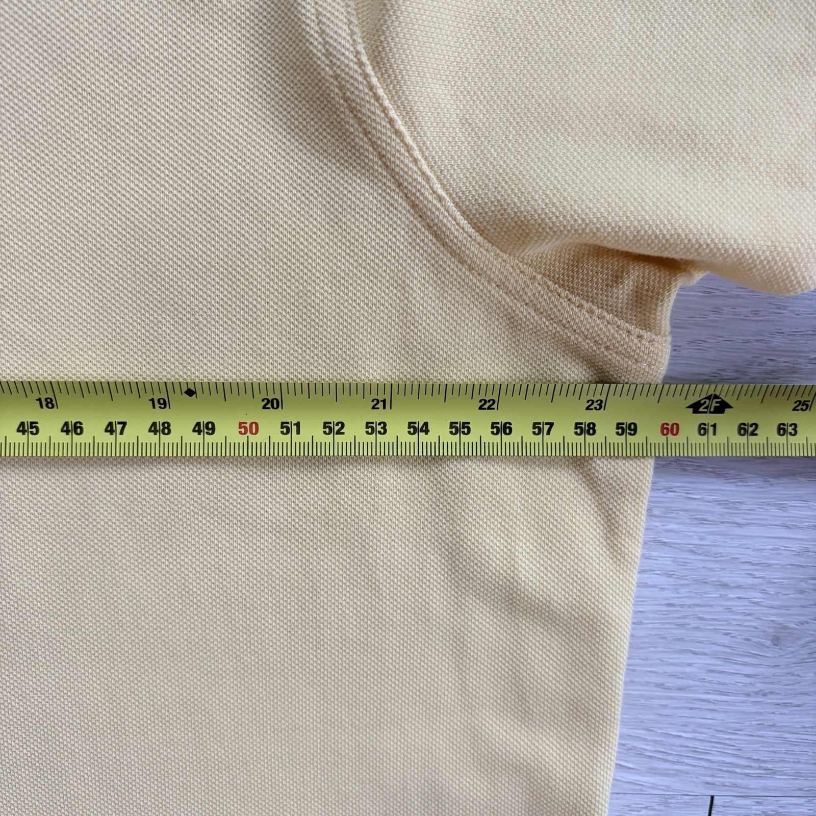 Fred Perry M3600 Short Sleeve Twin Tipped Polo Shirt Yellow Mens Size 2XL XXL