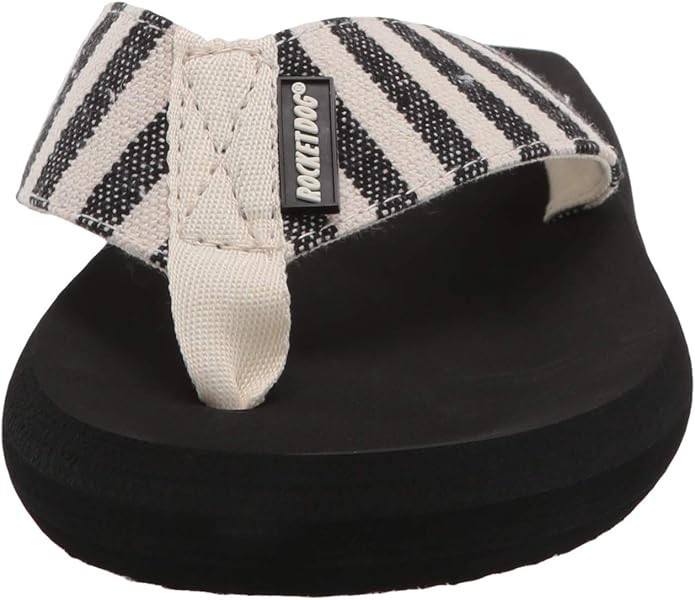 rocket dog spotlight flip flop black/white New women 7