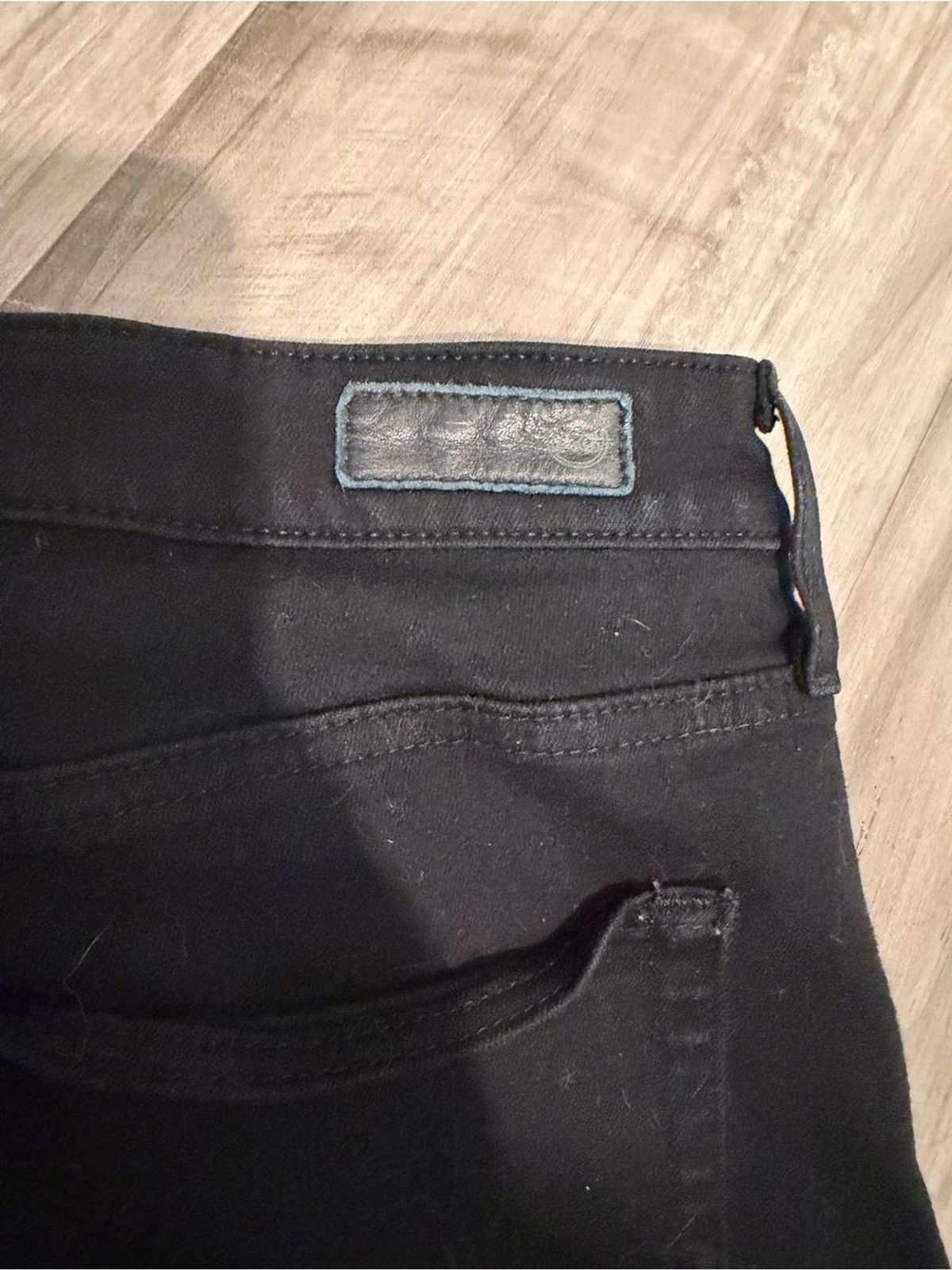 Farrah Skinny Jean Mid-Rise Skinny Super Black Size 31 R