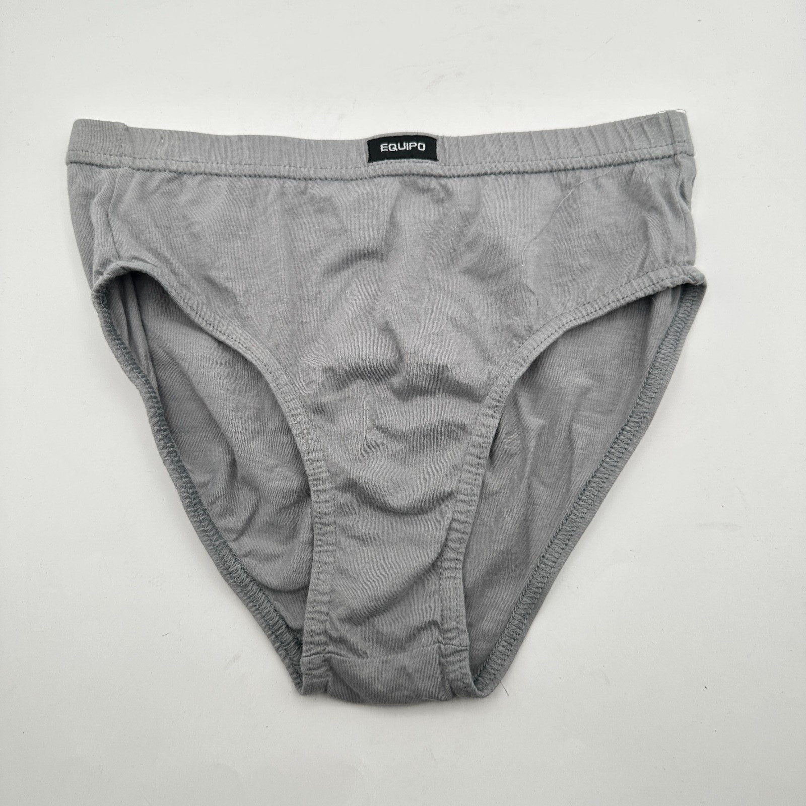 Equipo Brief Underwear Men S Gray Cotton Comfort Full Coverage Elastic Waistband