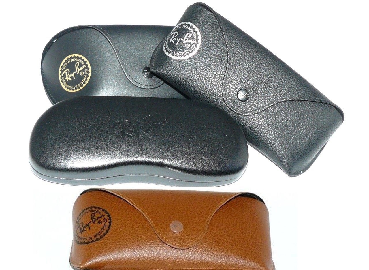 RAY BAN SUNGLASSES BROWN GRADIENT RB 4125 710/51 CATS 4376 EYEGLASSES 4162 CASE