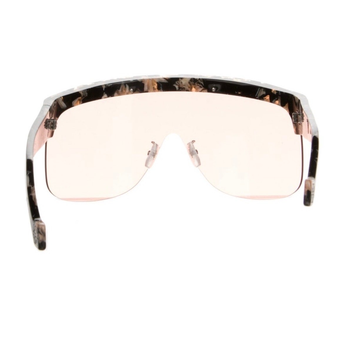 Loewe Shield Pink Translucent Sunglasses