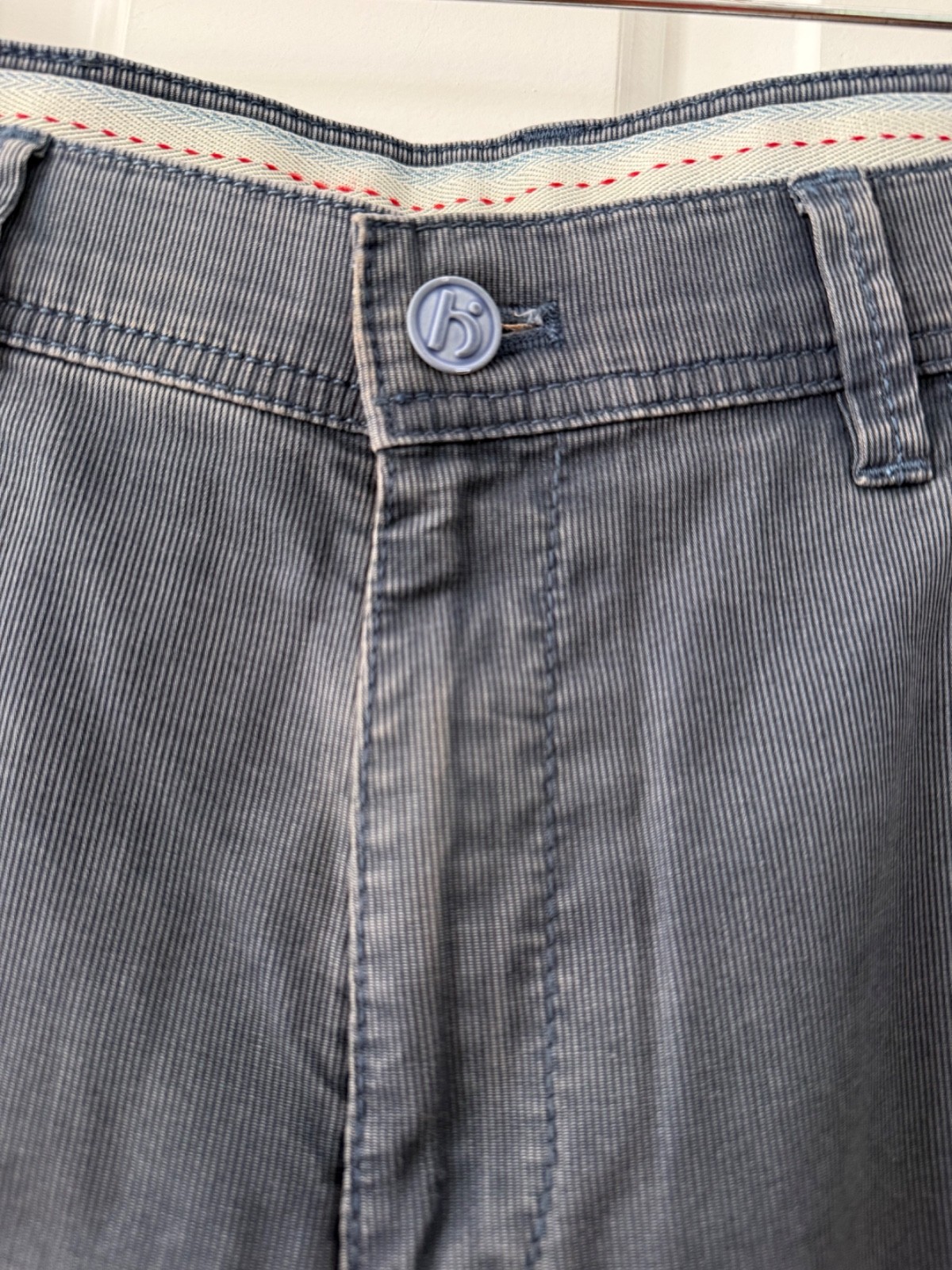 Hiltl European German Engineered Straight Leg Pants Trousers, Men’s 34 x 36
