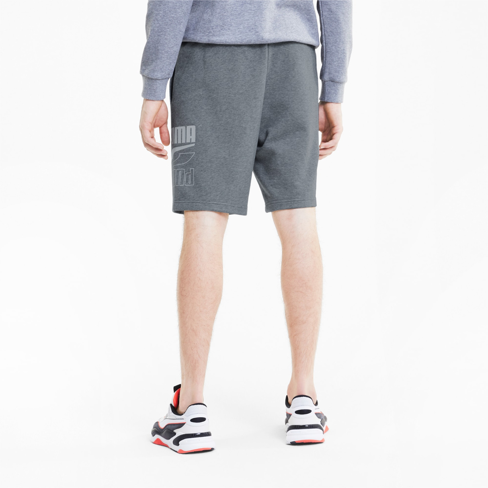 Puma Rebel Mens Shorts Sizes: S, M, L, XL, 2XL Gray Casual