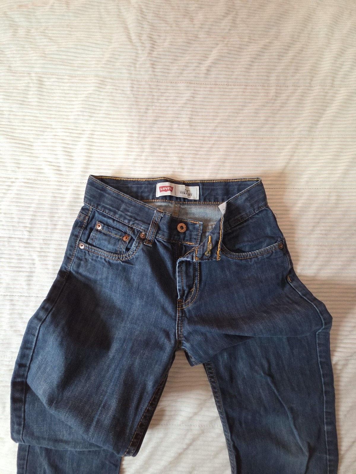 Levi’s 514 Straight Fit Boys Denim Jeans Size 12 Reg