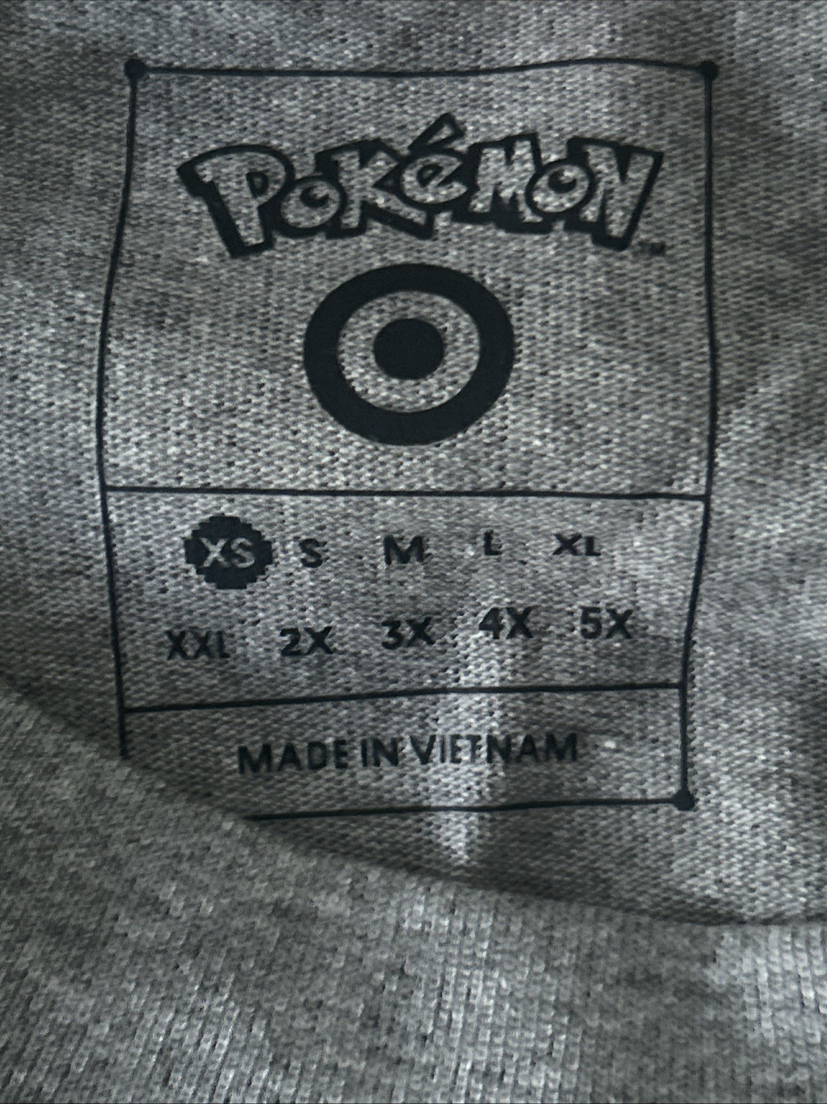 Pokémon x Target Exclusive Jigglypuff T-Shirt – Grey – Size XS