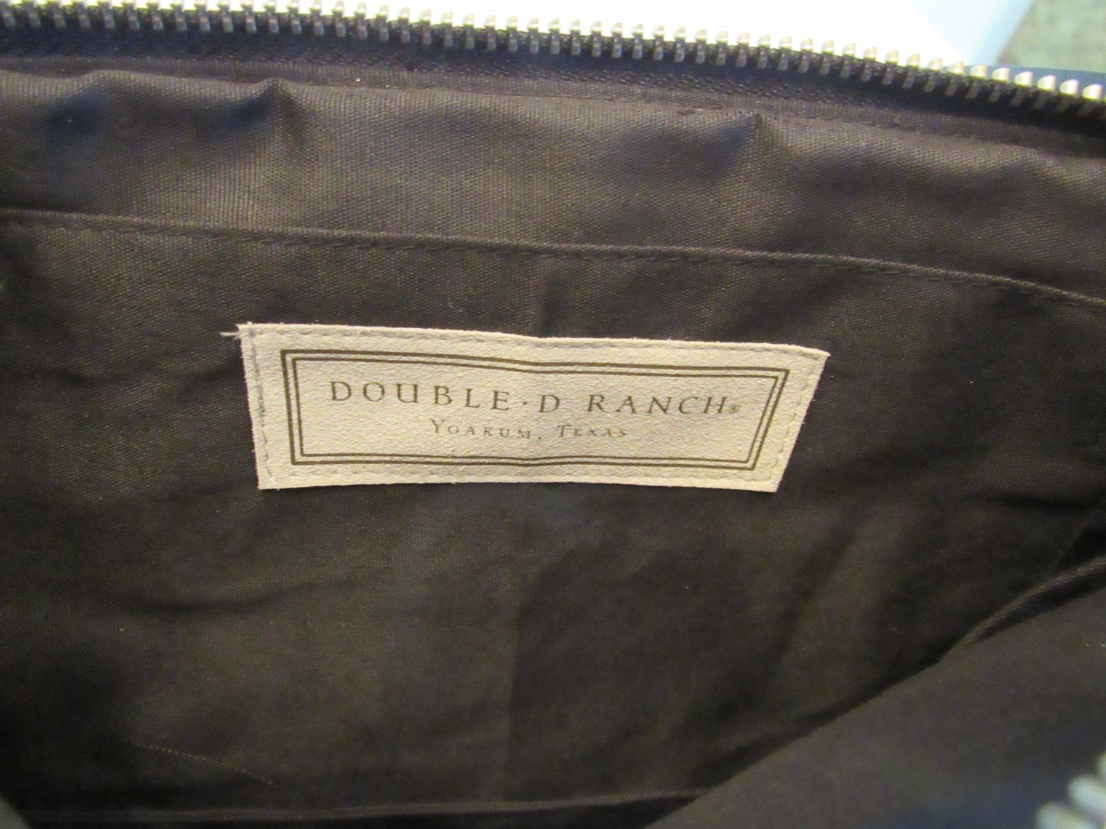 Double D Ranch Beaded Clutch EUC
