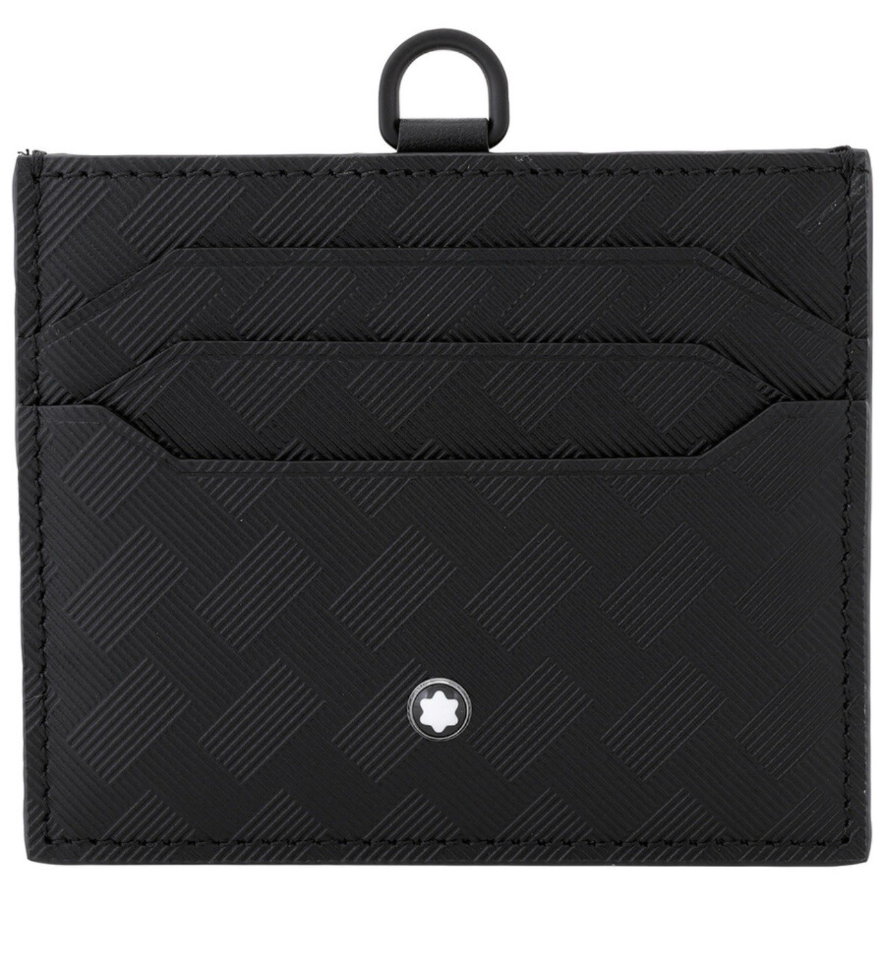 New In Box Montblanc Extreme 3.0 Black Leather 6cc Holder 129979 Retail $230