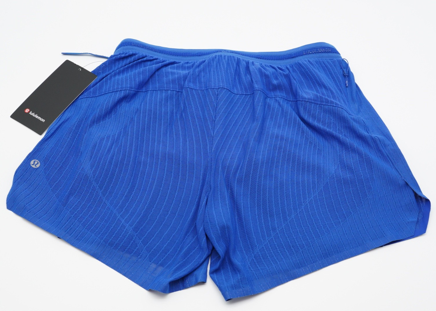 Lululemon Fast and Free Airflow Running Shorts 6 inches Large Mens Blue 1267