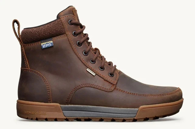 Lems Men’s Boulder Summit Waterproof -RUGGED BARK – (ALL SIZES/NEW)