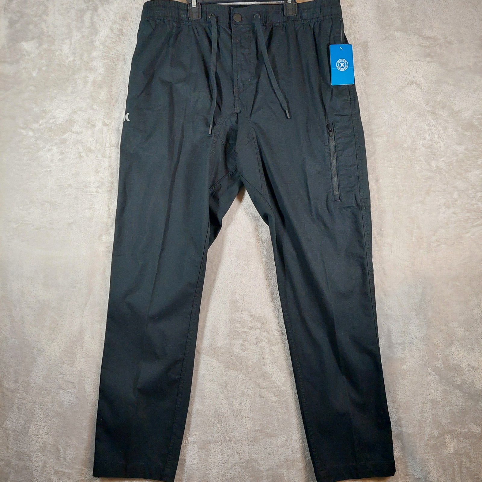 Hurley Ripstop Pants Mens XXL Stretch Drawstring Slim Fit Casual Outdoor