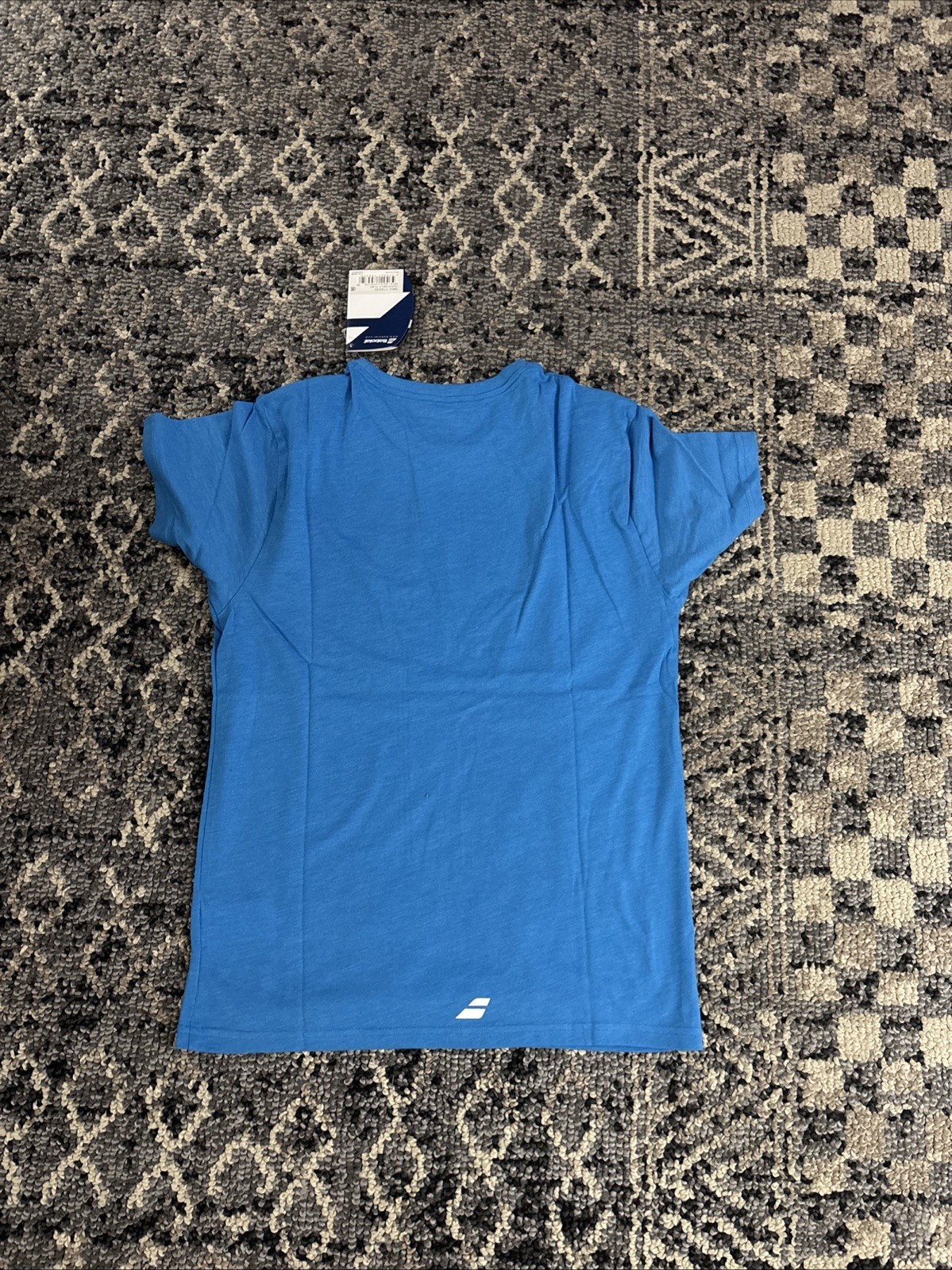 Babolat Exercise Men’s MED Tee Shirt Blue Aster Heather Tennis Pickleball NEW