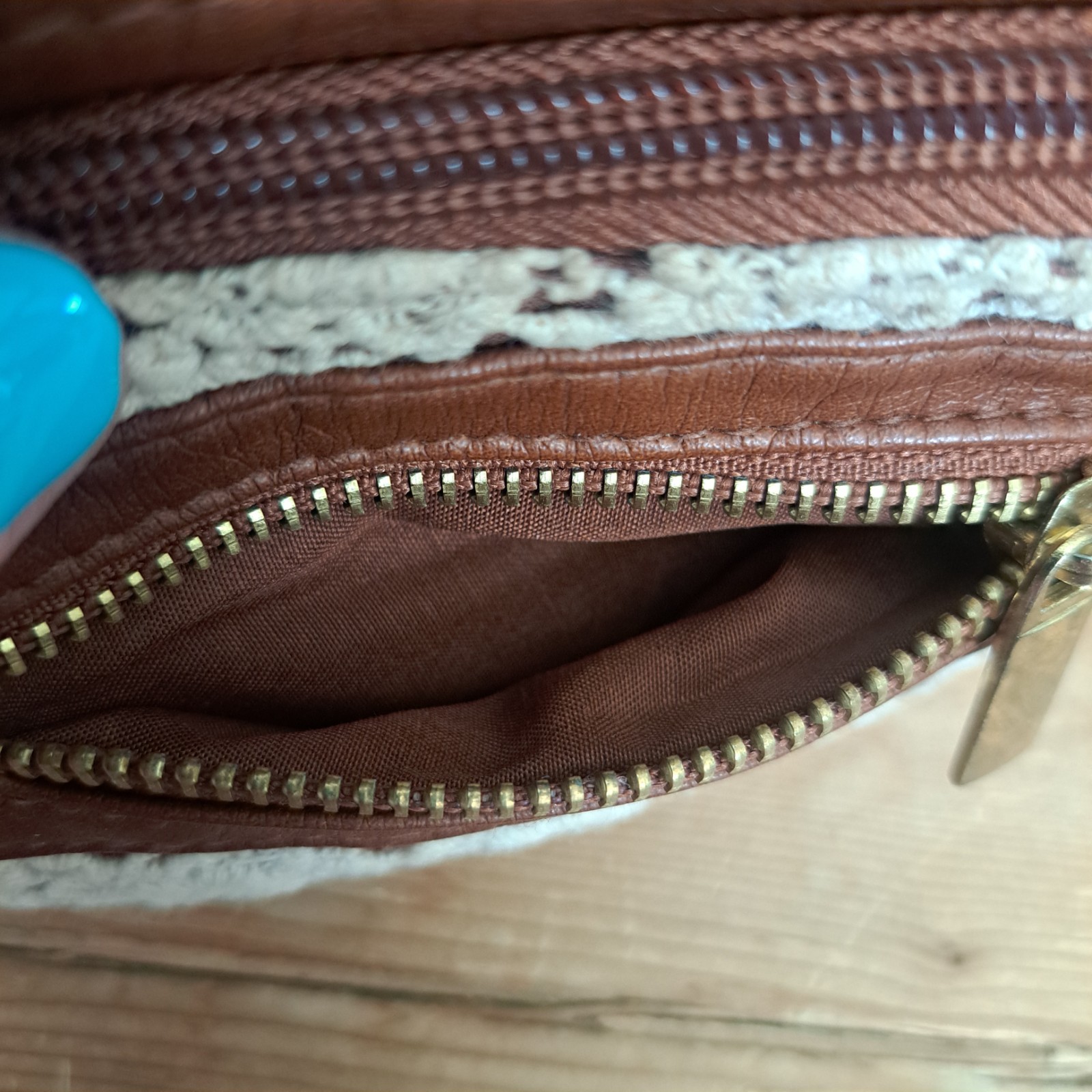 Purse Small Crossbody With Lace and Pockets JC Penny’s Wristlet & 26″ Strap drop