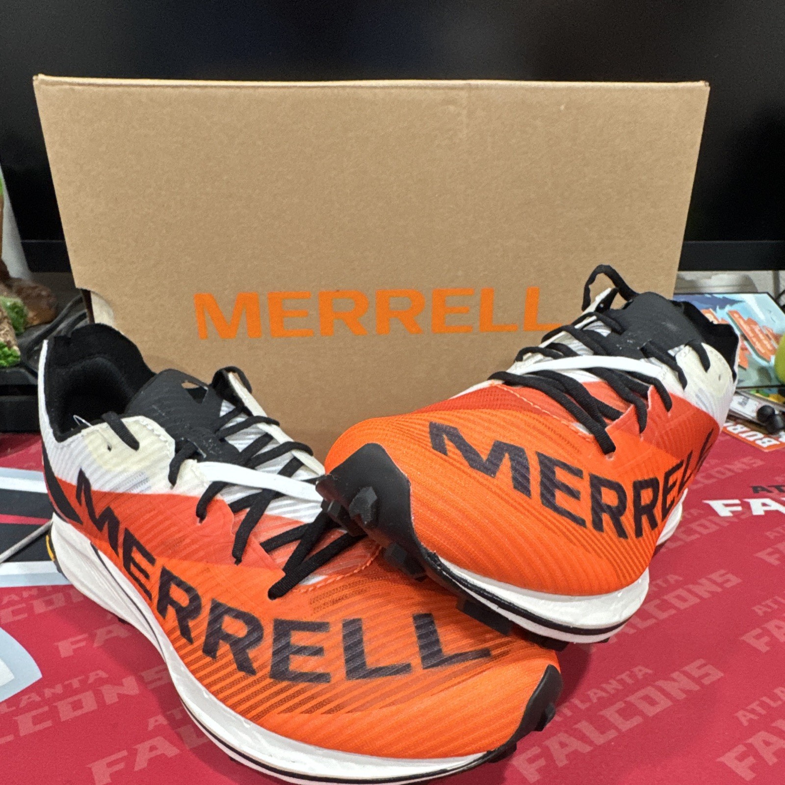 Merrell MTL Skyfire 2 Men’s Low Top Sneakers Orange/White/Black (Yellowing)
