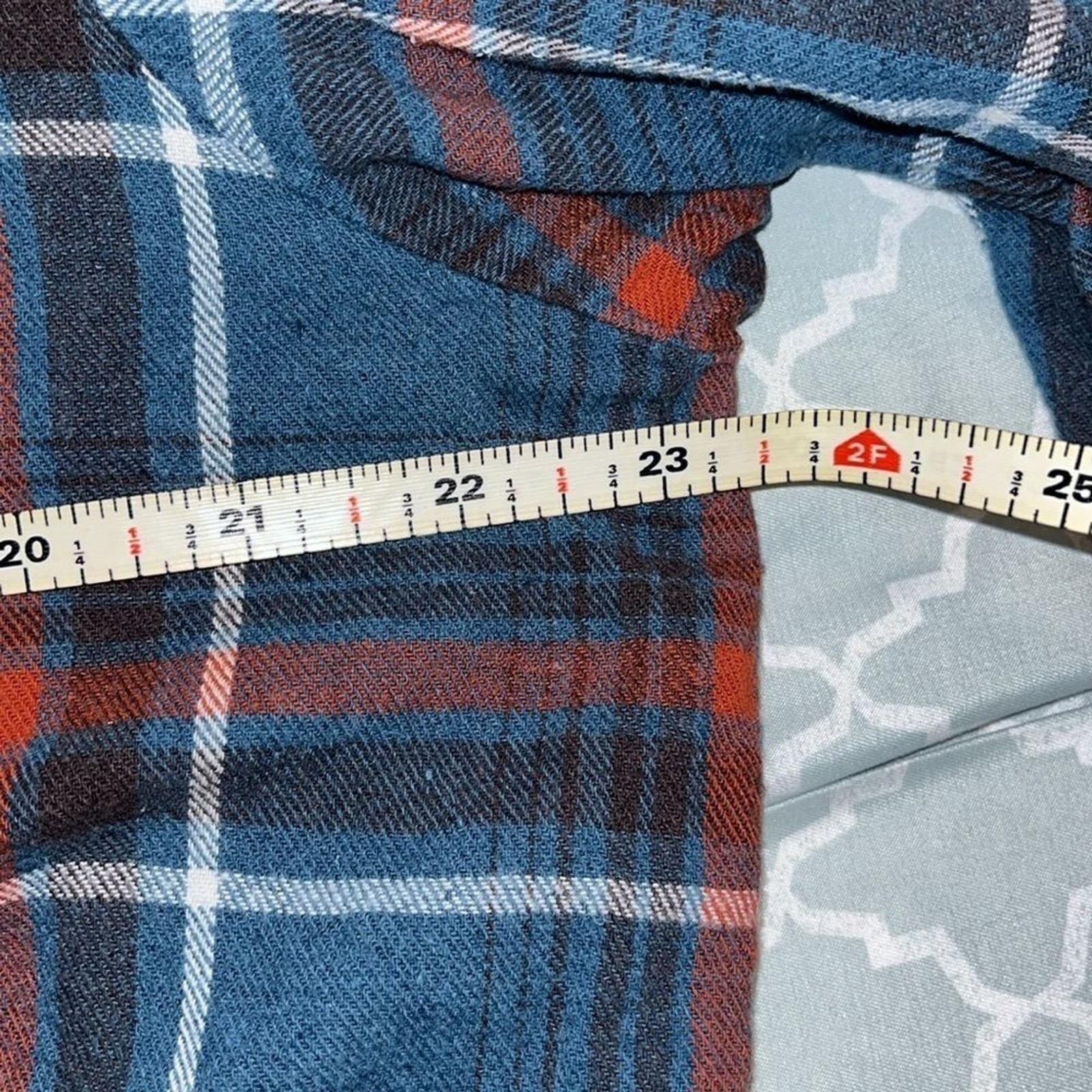🤎 M Embroidered Flannel Tunic Longline Pockets Rodeo Boho Festival Art To Wear