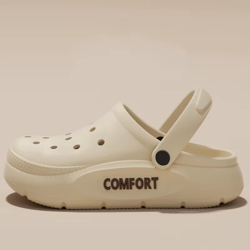 Antislip Garden Clogs Thick Sole Mules Men Women Comfort Beach Sandals