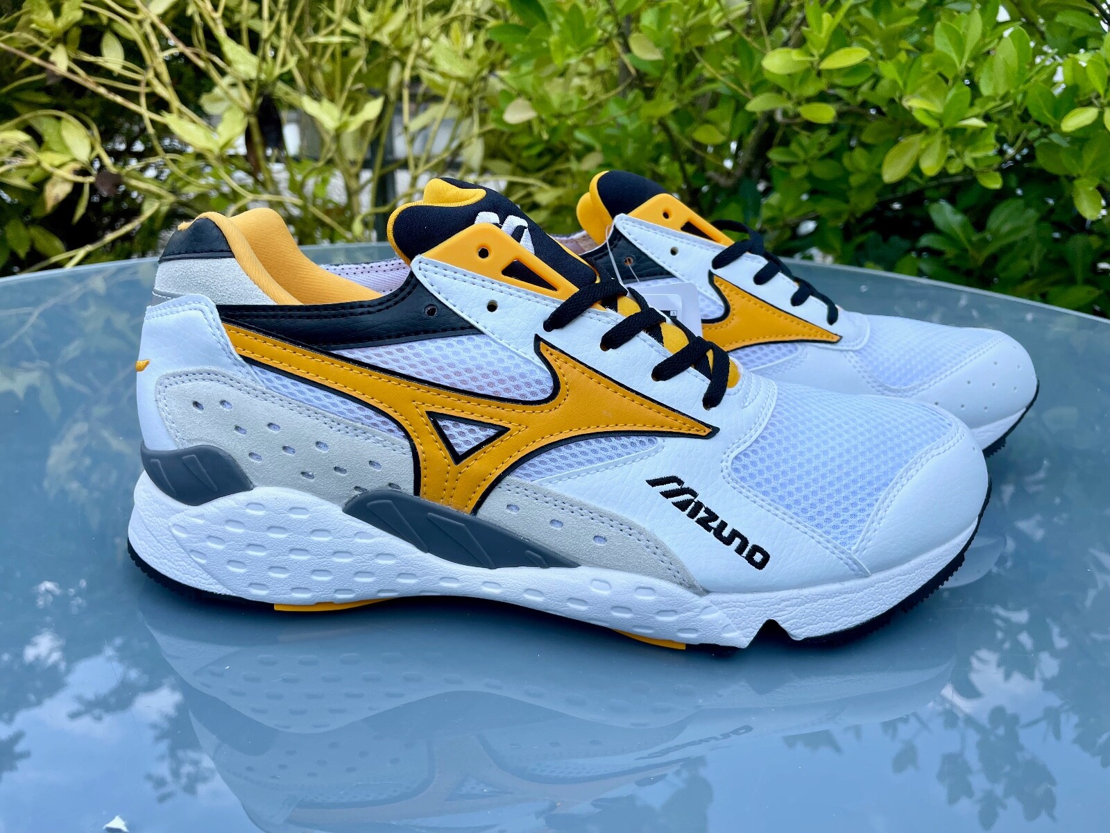Mizuno Mondo Control White Yellow (2020) EUR 44.5 US 11 UK 10 D1GA201174