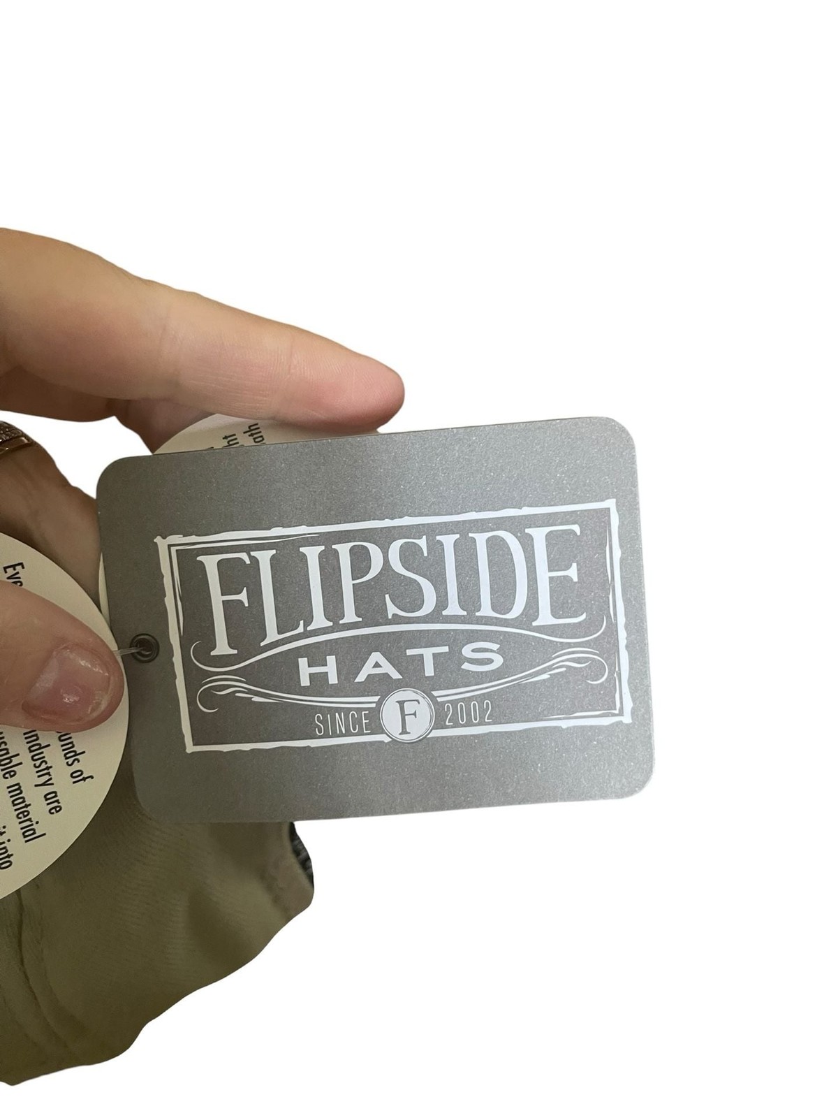 NWT Flipside Hats Eco Ball Cap Rainbow Tree Patch Made USA Snapback Camo Tan OS