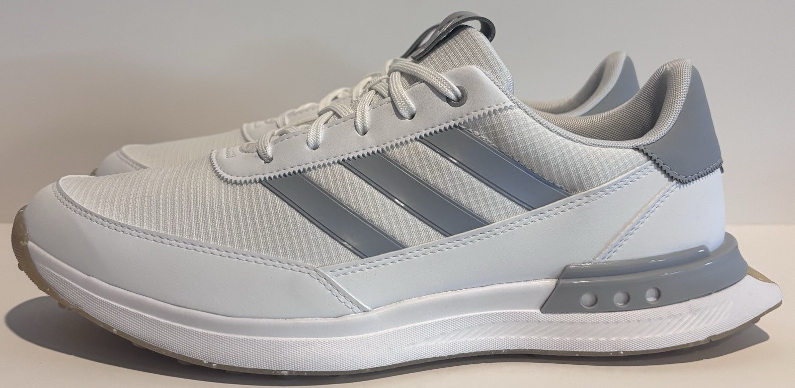 Adidas S2G 24 Spikeless Golf Shoes Cloud White Halo Silver Gum IH8520 Size 11