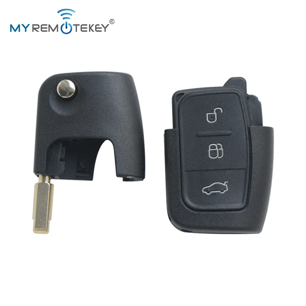Flip remote key 3 button 434Mhz FO21 blade for Ford Mondeo Focus Fiesta C Max