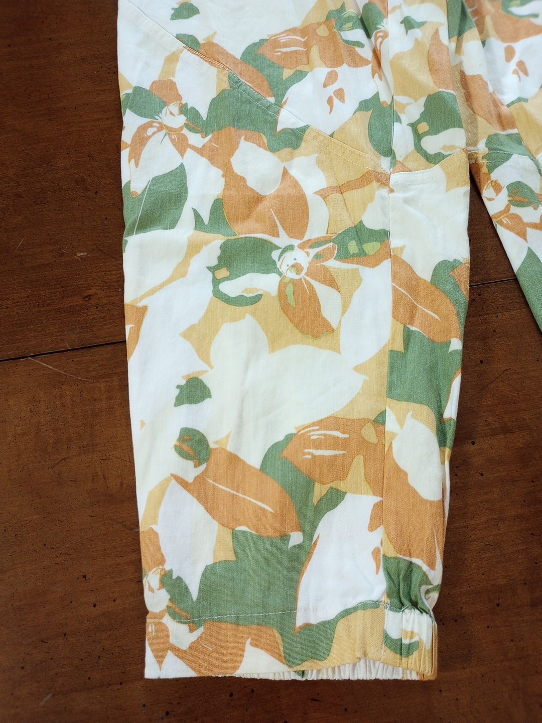 Soft Surroundings Linen Blend Jogger Sz M New Shifting Sands Pull On Sahara Sun