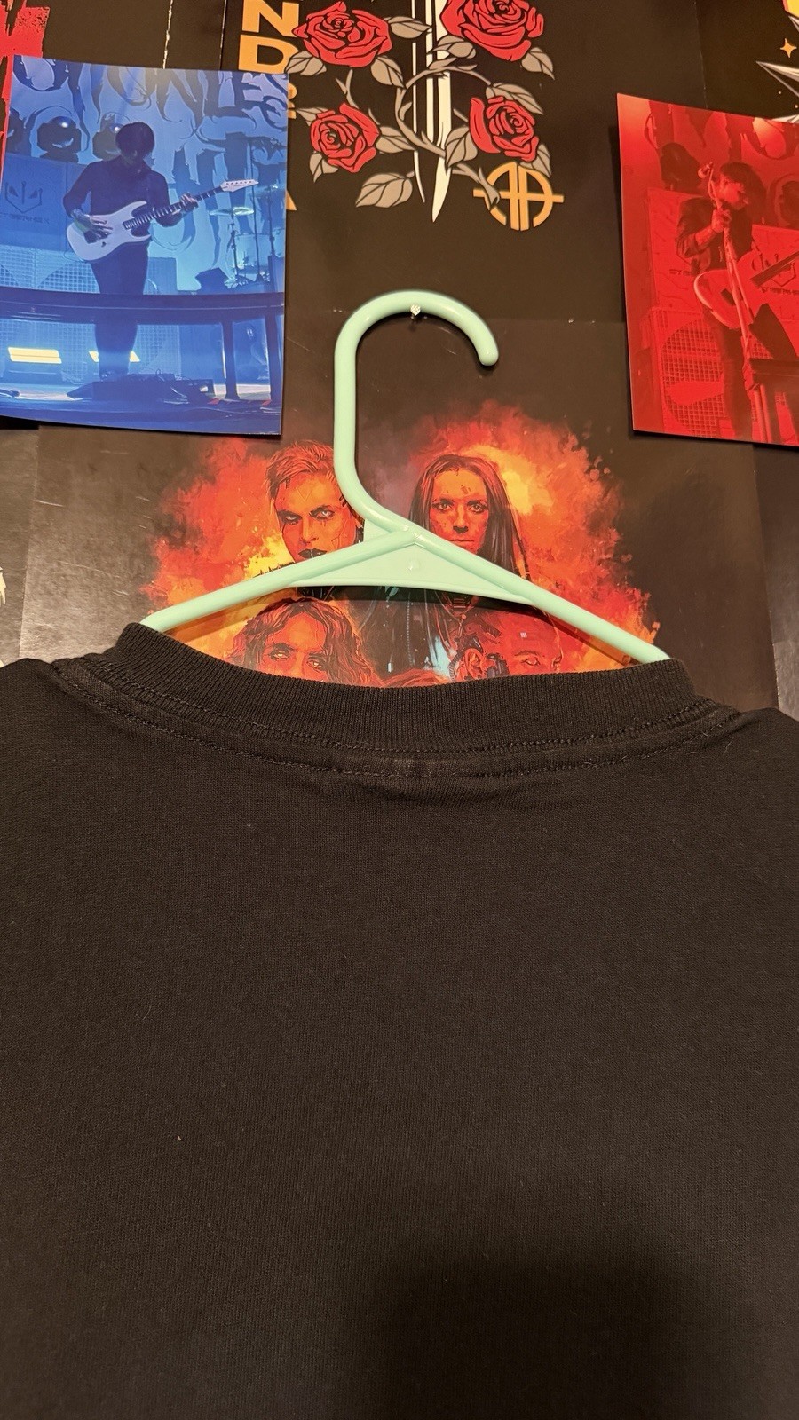 Vintage 1998 Pearl Jam Yield Tour Tee -XL- Black Made in Canada 360 Print
