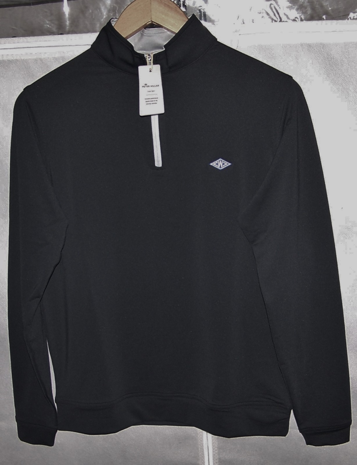 NEW PETER MILLAR Pullover Zip Sweater Shirt Perth WESTCHESTER COUNTRY CLUB Sz S