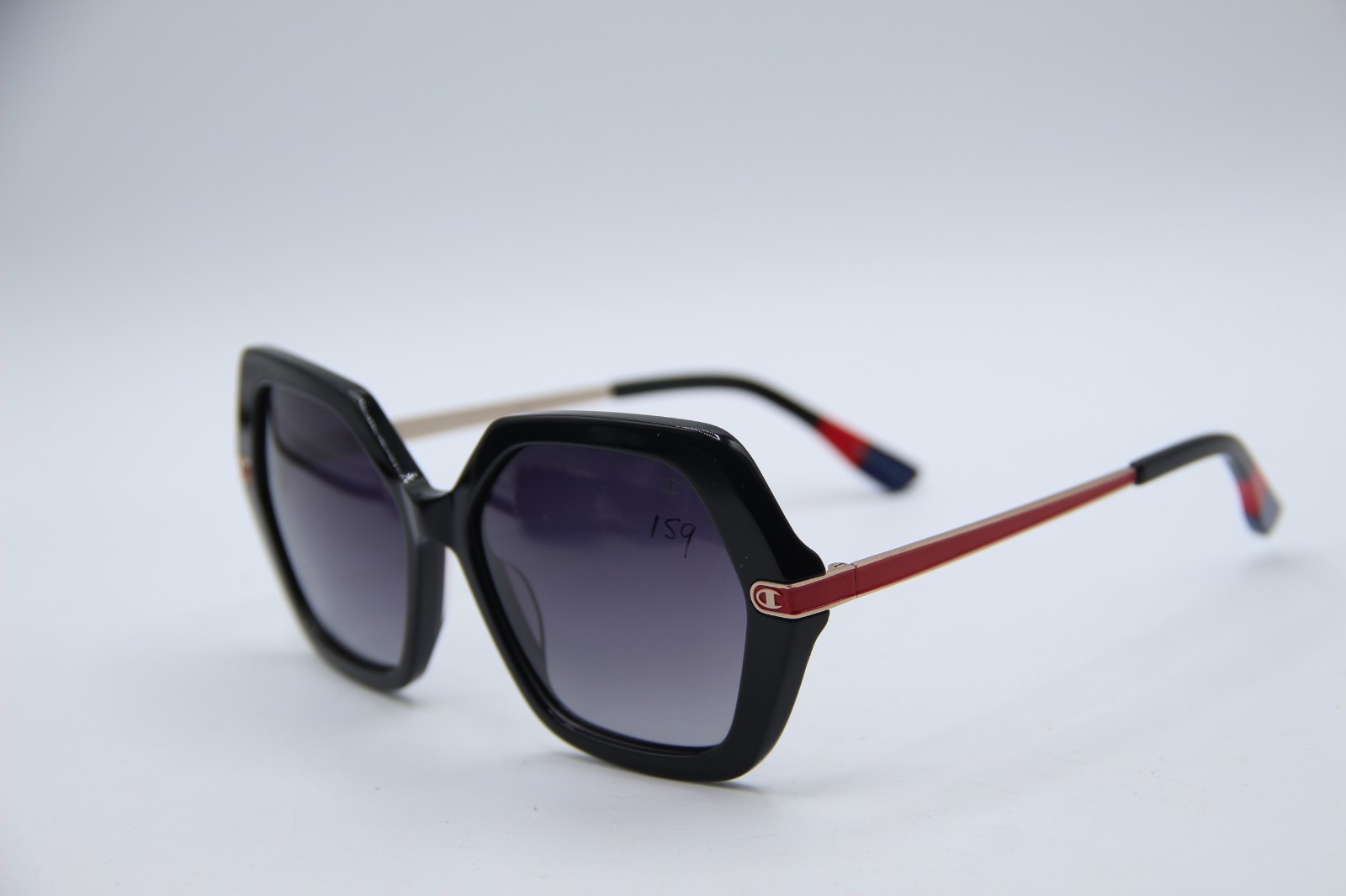 CHAMPION BLACK GOLD RED BLUE GRADIENT AUTHENTIC FRAMES SUNGLASSES