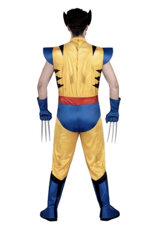 X-men 97. Adult X-Men Wolverine Costume, XL, Yellow/Blue/Black