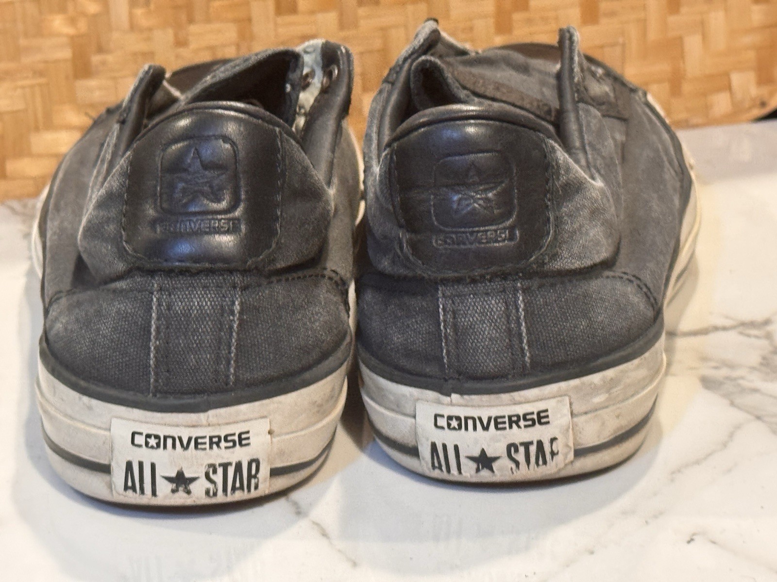 Converse x John Varvatos Laceless Low-top Vintage Slip 147346C Men’s Size 9.5