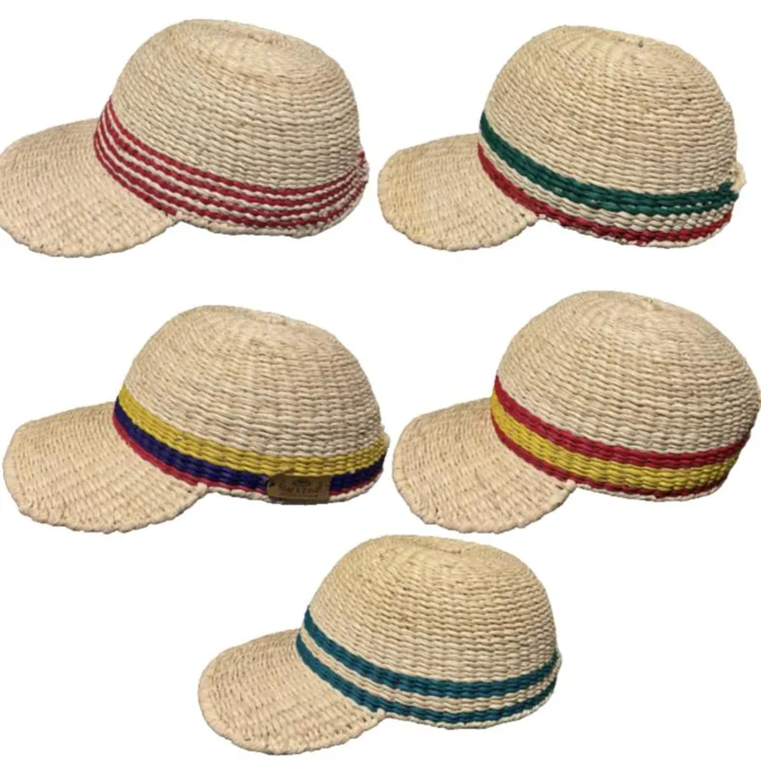 Authentic Ecuador Toquilla Straw Baseball Caps