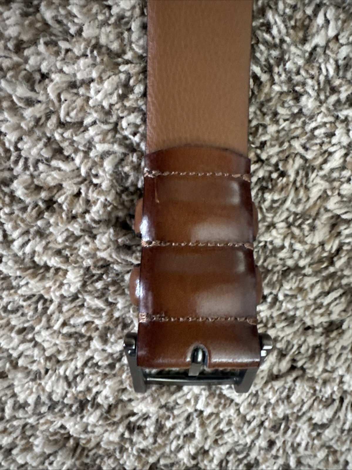 Joseph Abboud Brown Leather Belt 12682 262 Made In Italy Men’s Size 36
