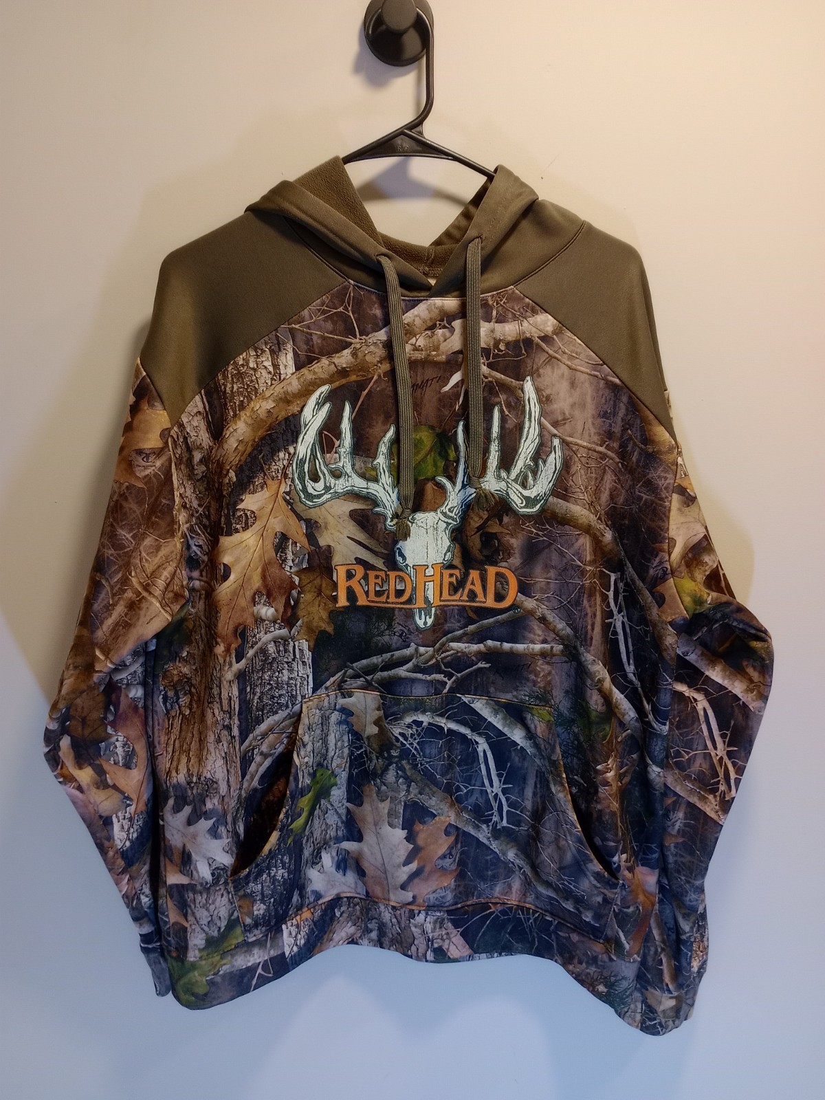 RedHead TrueTimber Kanati Camo Hoodie Men’s M Hunting Fleece Deer Buck Logo