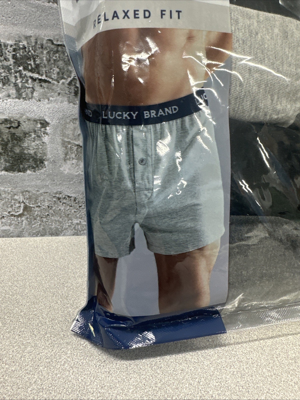 NWT Lucky Brand Small Men’s 4pk. Stretch Boxer Briefs Assorted Blacks And Grays
